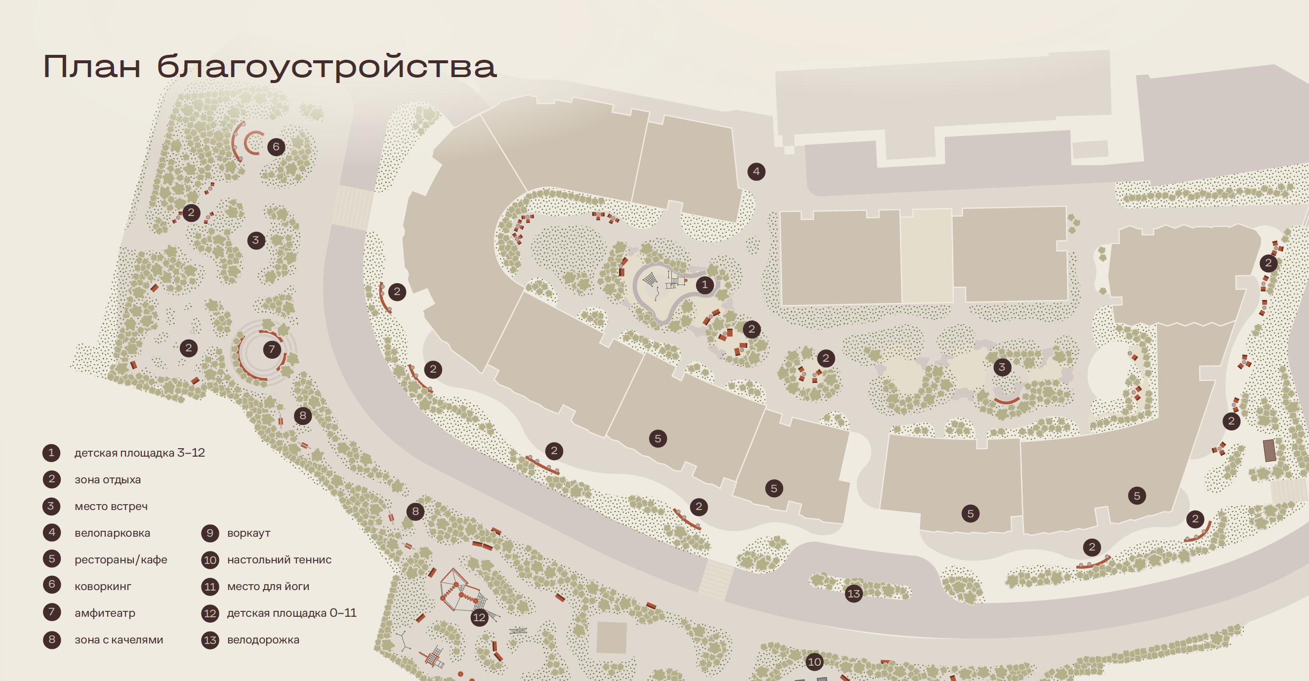 Генеральный план благоустройства МАСТЕРС